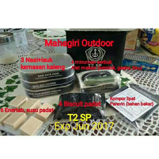 Ransum TNI T2SP/T2 SP makanan praktis