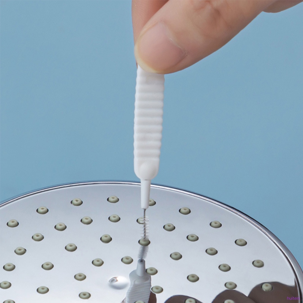 Showerhead Cleaning Brush Anti-clogging Bathroom Shower Head Brush Nylon Phone Hole Cleaning Tool huiteni.id