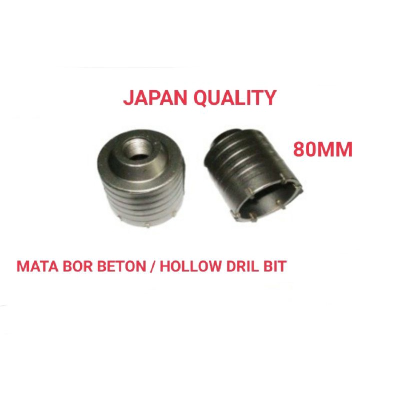 HOLLOW DRILL SDS / MATA BOR BETON SDS 80MM JAPAN QUALITY.