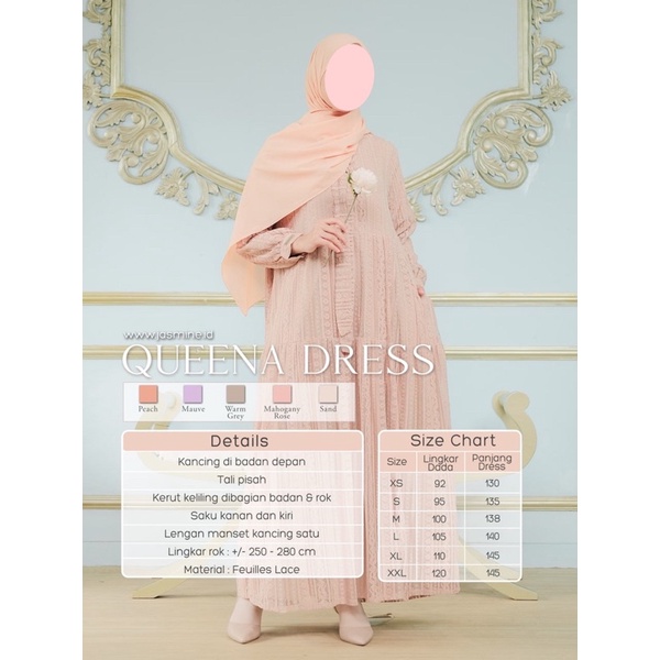 QUEENA DRESS BY JASMINE