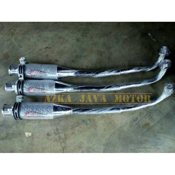 Knalpot Racing Drag CSR Chrome Honda Supra Fit New - bukan Bobokan.