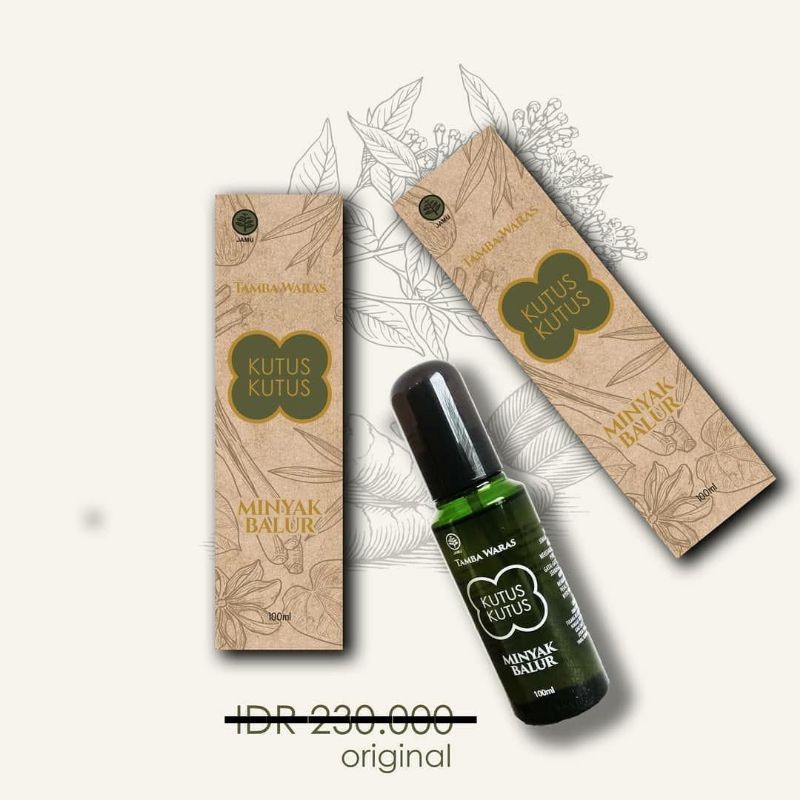 Kutus Kutus Tamba Waras | Minyak Kutus-Kutus Original | 100 ml