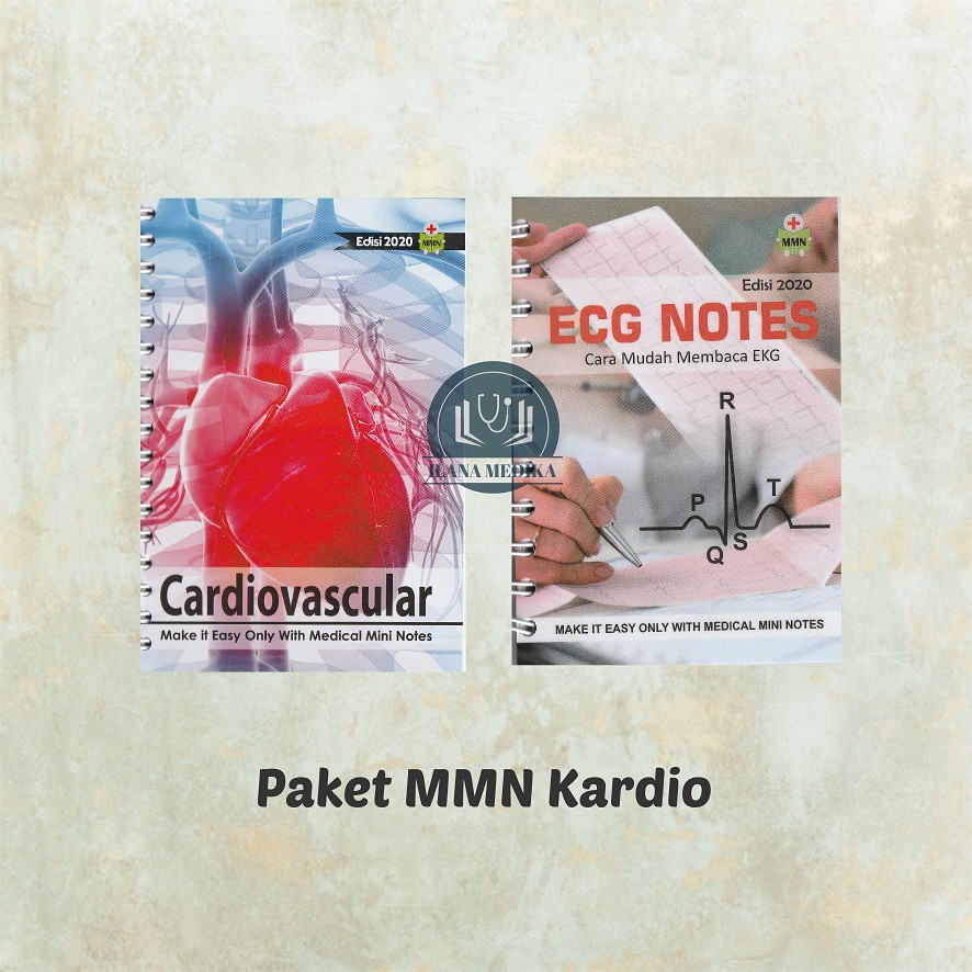 Medical Mini Notes paket Cardio EKG / MMN Paket Kardio EKG