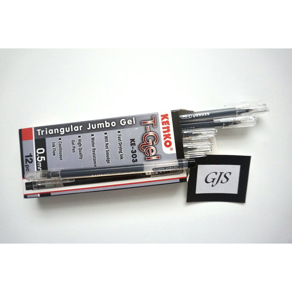

Kenko T-Gel KE-303 Triangular Jumbo Gel 0.5mm/Gel Pen Satuan