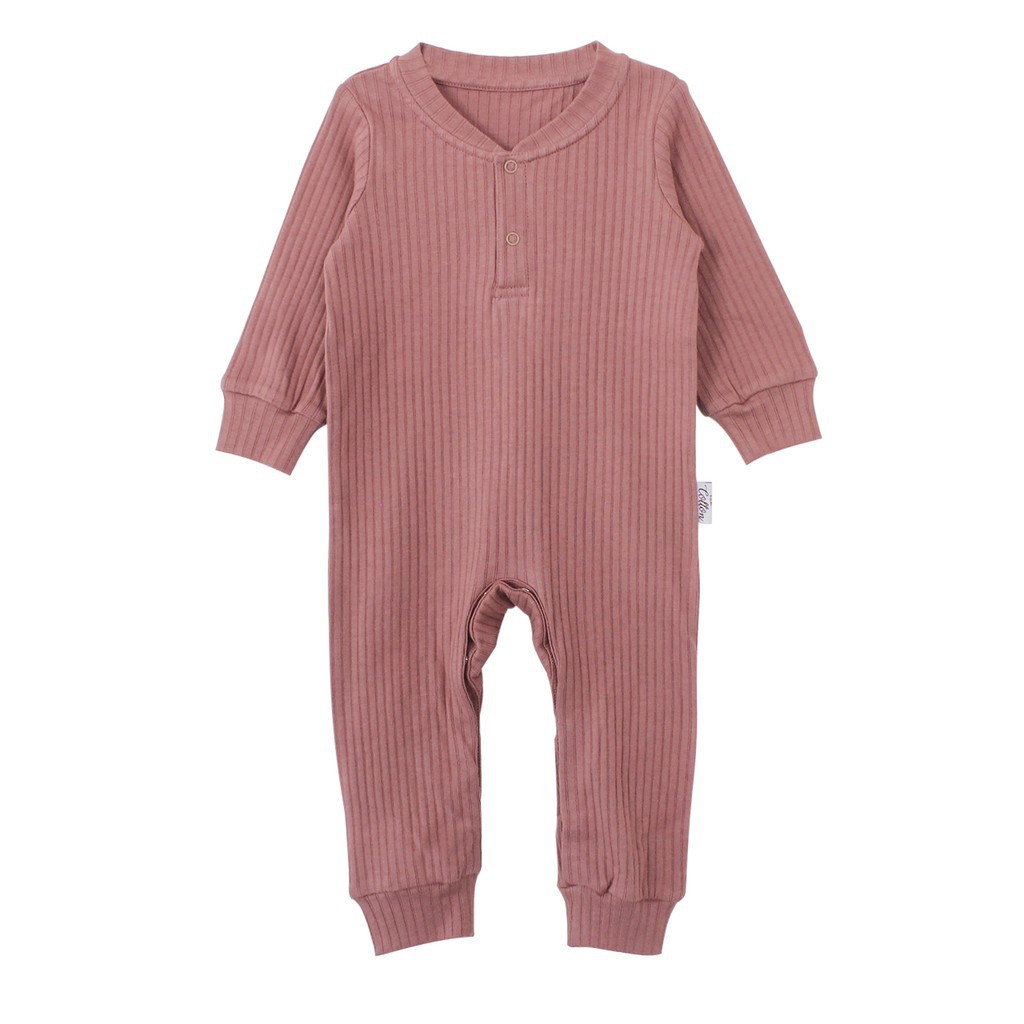 Sleepsuit Bayi / Jumpsuit Anak / I am Cotton Long Romper Rib-4