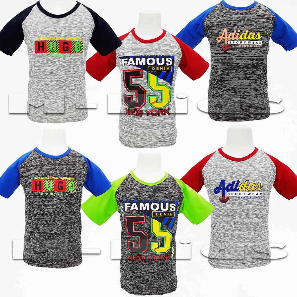 MKids88 - Baju Setelan Kaos Anak Laki-Laki ATASAN ANEKA MOTIF