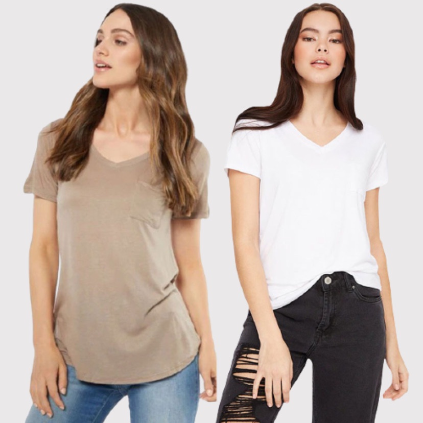 MAURICES Kaos Wanita Relaxed Vneck Tee