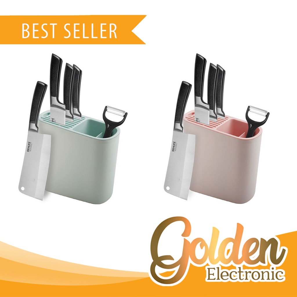 IDEALIFE IL-160a Knife Holder Tempat Simpanan Pisau Dapur - Wadah Pisau Dapur