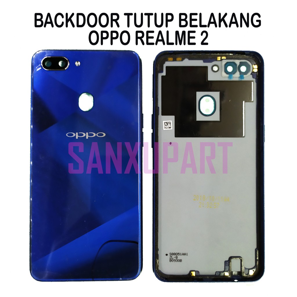 BACKDOOR BACK COVER TUTUP BELAKANG REALME 2