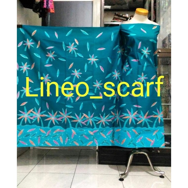 002 Batik Tulis Madura/Kain Madura (Daun Biru)