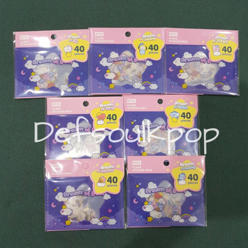 BT21 - Flake Sticker Pack Dream