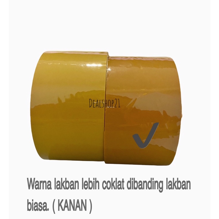 LAKBAN BENING &amp; COKLAT 45 mm x 90 Yard Bodhi Tape rekat setara Daimaru