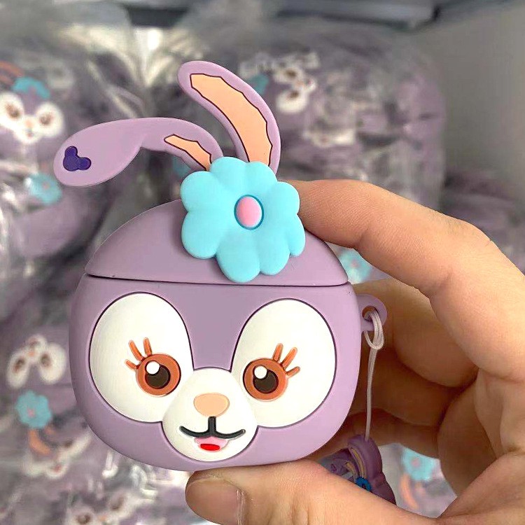 (COD)3D Lucu AirPods pro4 Case Pro 4 Inpods Pro4 Mini 4 Kartun Silicone Pelindung Kasus Inpod Mini 4-Stella
