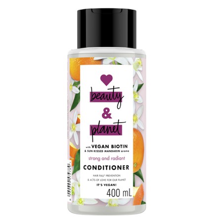 Love Beauty &amp; Planet Conditioner 400ml | Vegan Biotin