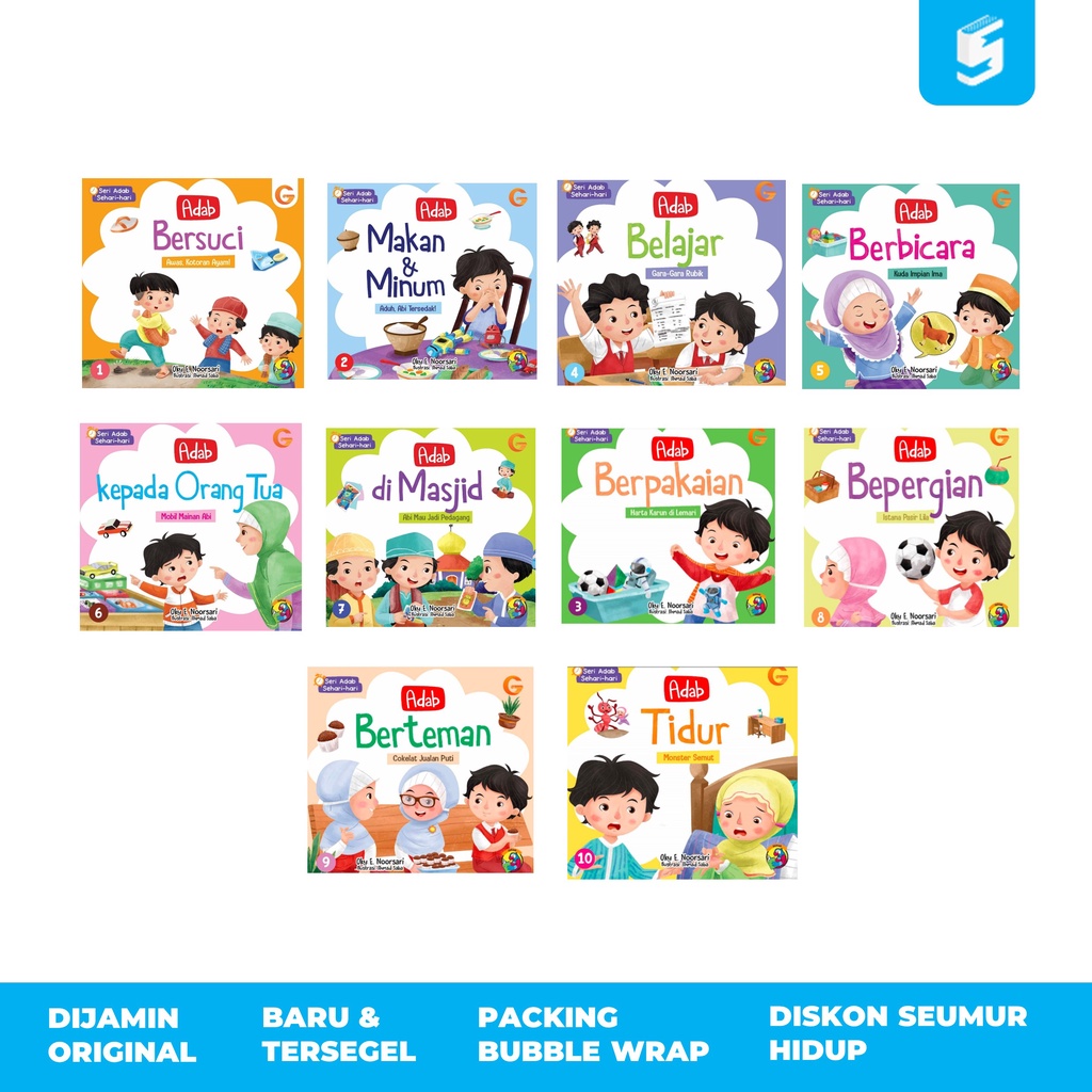 [Buku Anak] Seri Adab sehari-hari