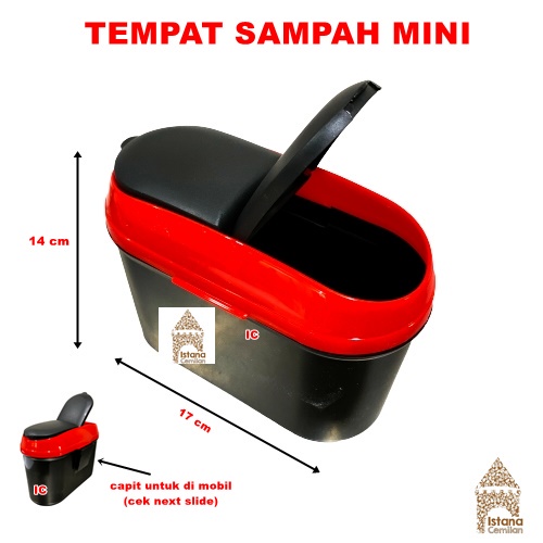 Tempat Sampah Mini Praktis | Cocok untuk di Mobil - Kamar - Dll