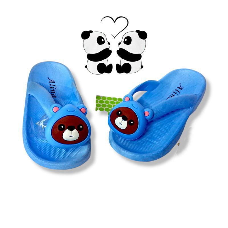 Sandal anak bear Sandal karet import anak model japit