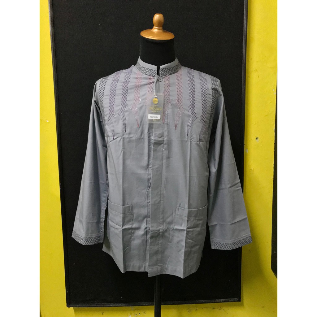 TASMATAS BAJU KOKO  2021 LENGAN PANJANG [TYPE: VICTORI GREY UK. S]