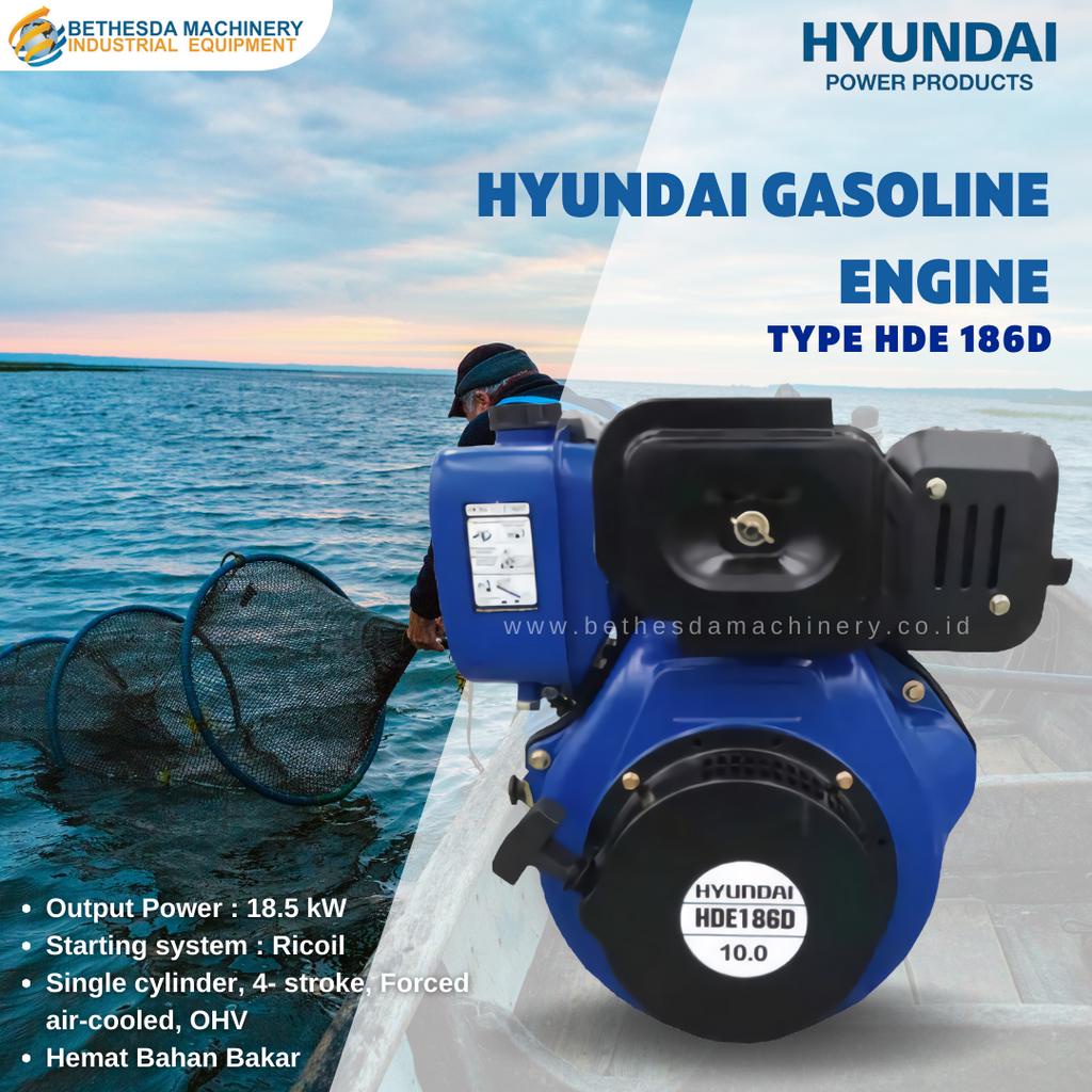 Mesin Penggerak Hyundai Diesel Engine HDE 186D 10HP/ 18.5 kW
