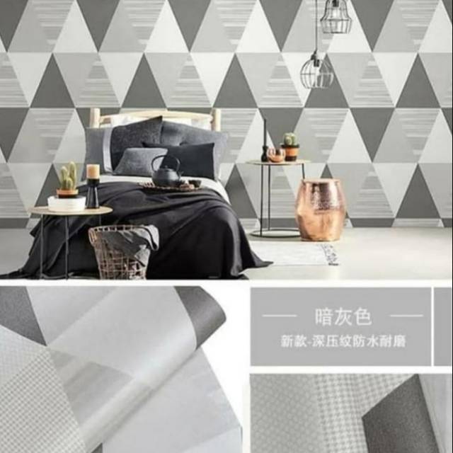 Wallpaper Dinding Medan Wallpaper Dinding Murah , Wallpaper Abstrak Segitiga