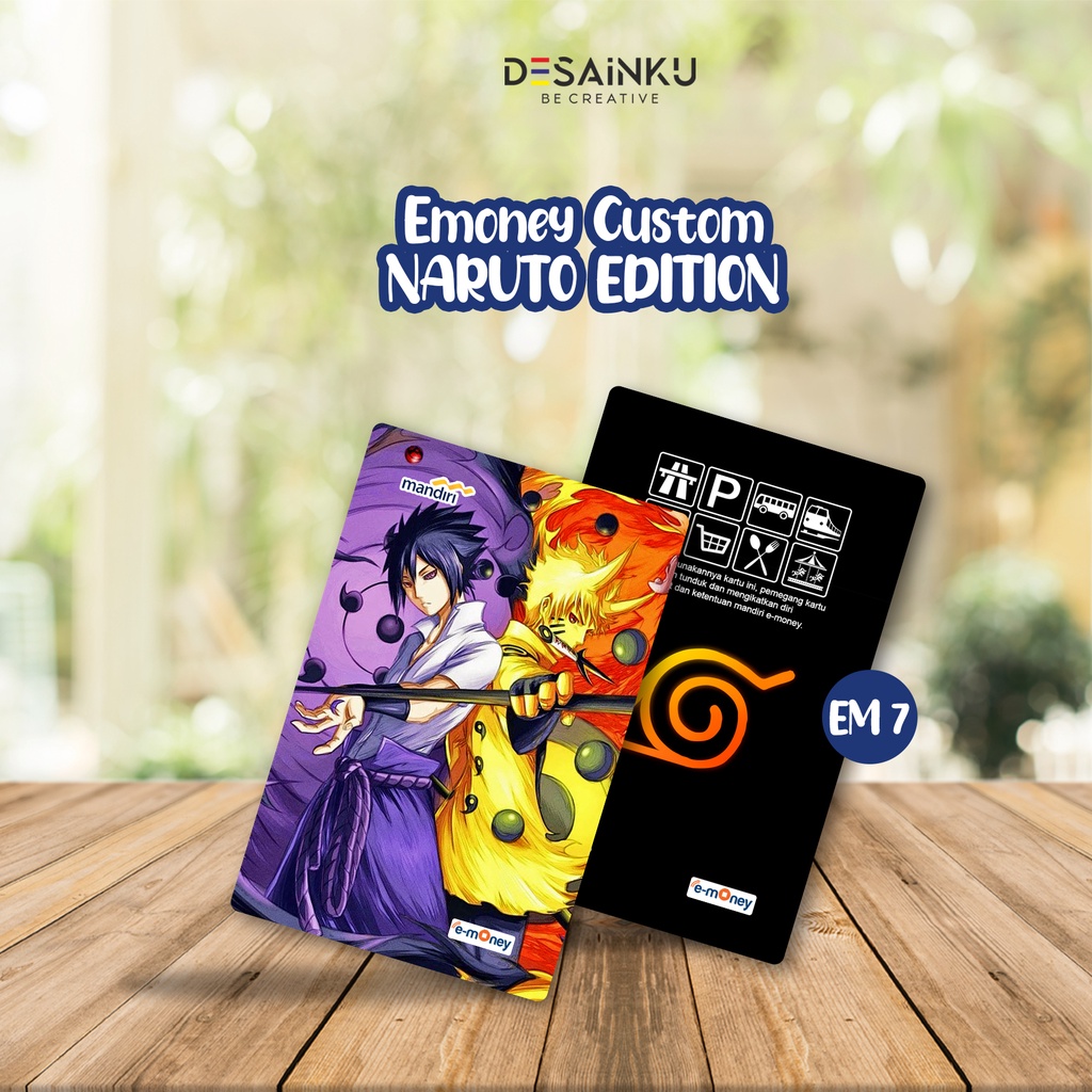 E-money NARUTO Edition / Emoney Anime game / Kartu E-Toll Murah / FLAZZ / TAPCASH / TAP CASH / BRIZZI