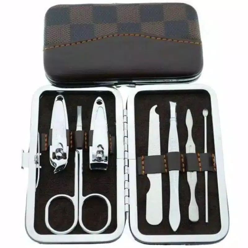 [MURAH] Gunting Kuku Set 7 in 1 Tangan Kaki Anak Dewasa Nail Clipper/alat manicure 7 in 1 praktis kecil alat potong kuku dompet