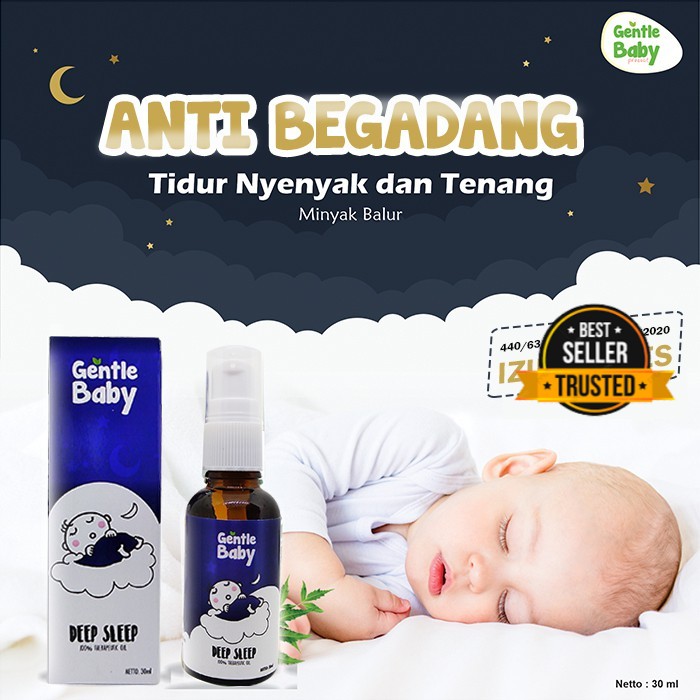 PERAWATAN BAYI BABY OIL MINYAK TELON GENTLE BABY DEEP SLEEP BAYI TIDUR PULAS DAN NYENYAK BB2