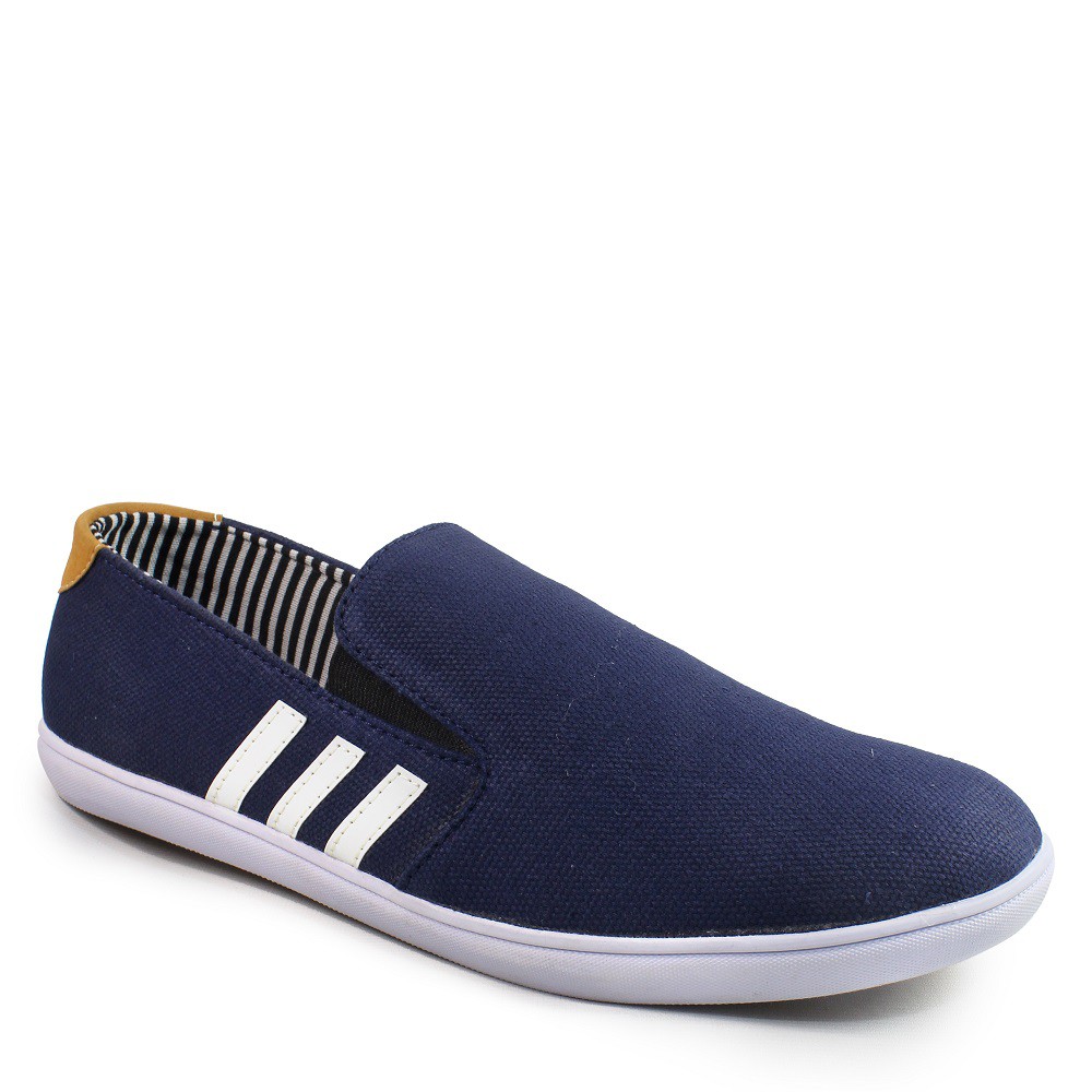 BIG PROMO - SSR Footwear - Sepatu Pria Adidas D3p Slop Formal Kasual Kerja Santai Slipon Termurah