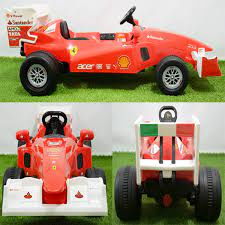 KENDARAAN MAINAN MOBIL AKI ANAK JUNIOR BY CHILD F1 (ME-1506) SCUDERIA FERRARI