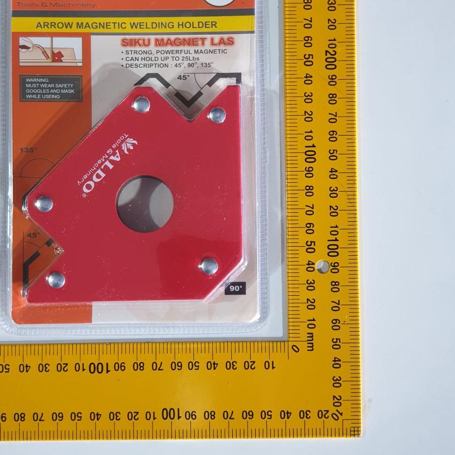 ♩ Magnet Holder Arrow Magnetic Siku Magnet Untuk Las 4 inch WIPRO ◌
