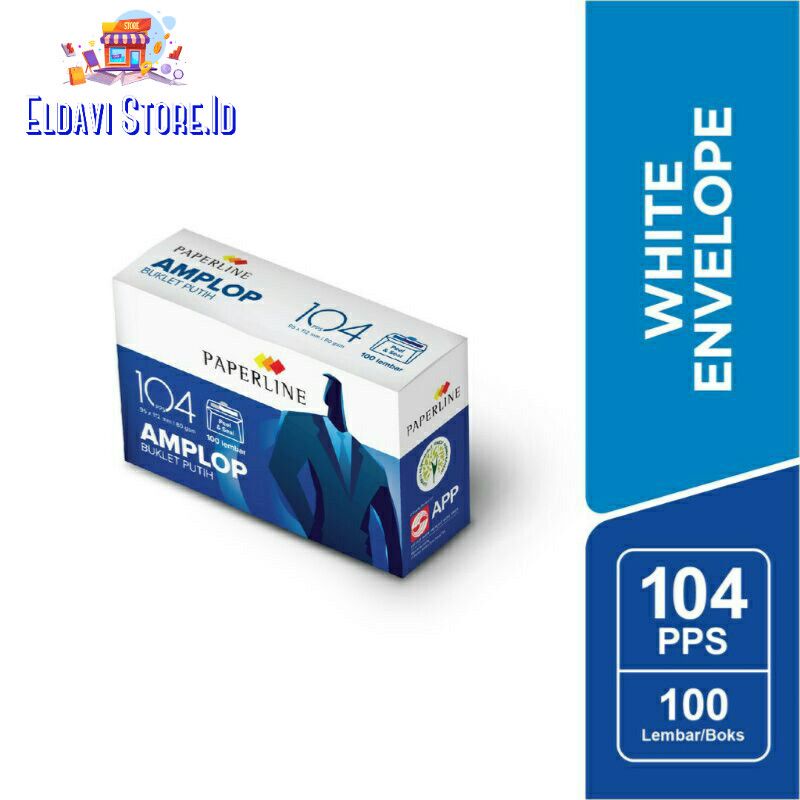 

PAPERLINE AMPLOP PUTIH 104 & 90 PPS / AMPLOP SURAT