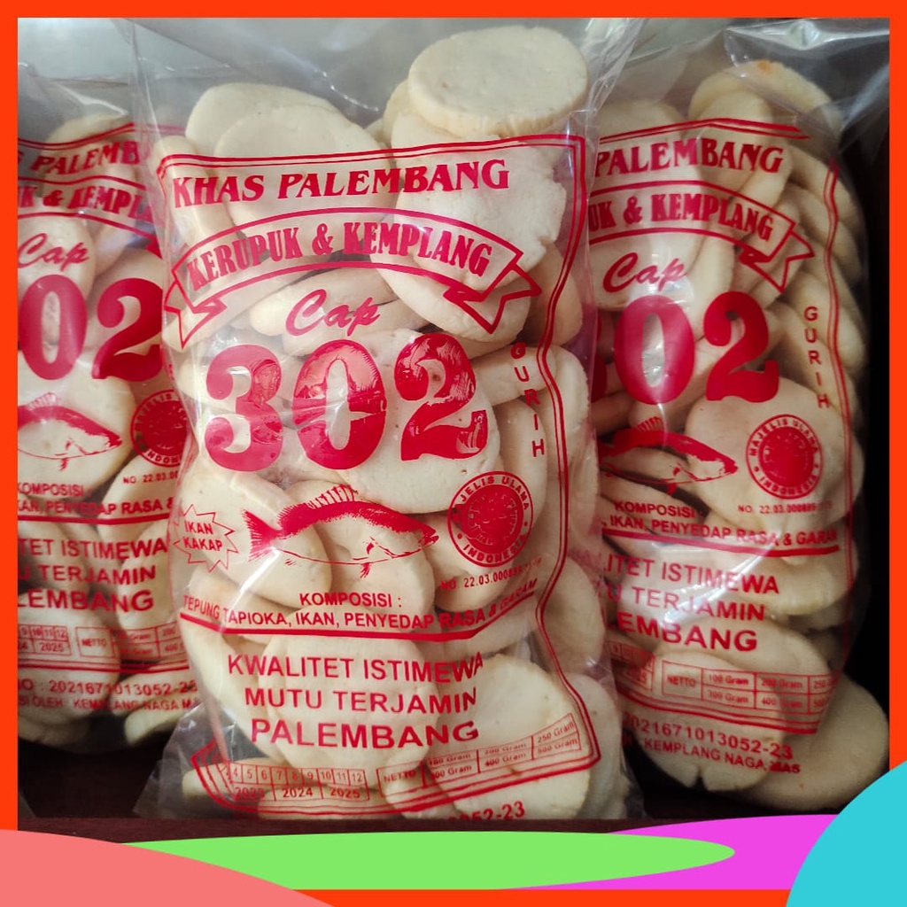 

KEMPLANG PALEMBANG 302 IKAN KAKAP SUPER BY NAGA MAS 250 GRAM ASLI KERUPUK KEMPLANG KUALITAS NO.02 ENAK