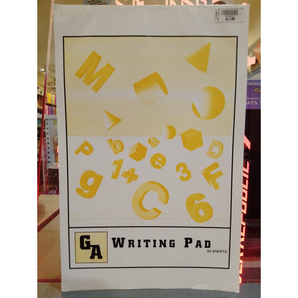 

GM buku writing pad GA garis 50 lembar