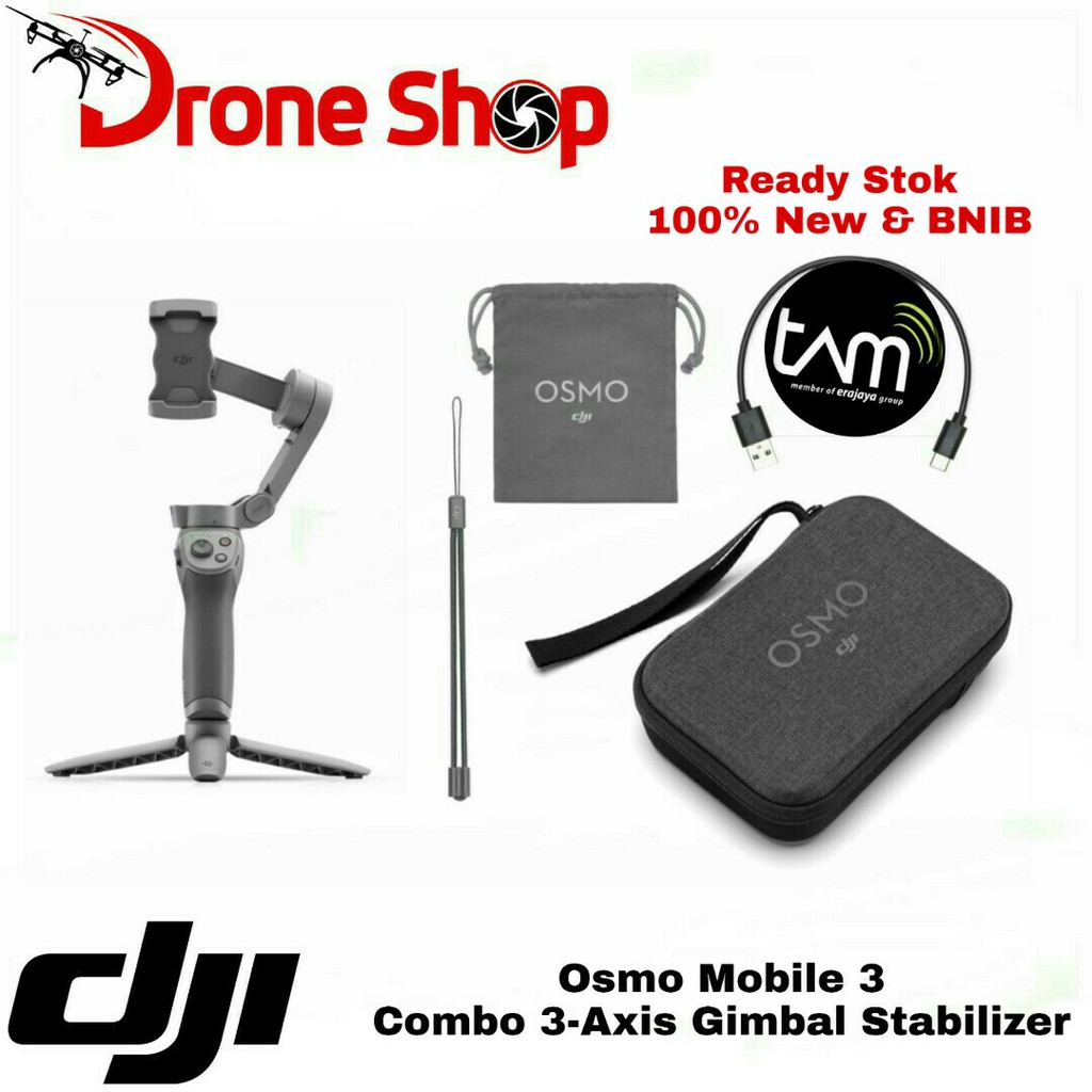 DJI OSMO MOBILE 3 COMBO 3-AXIS GIMBAL STABILLIZER