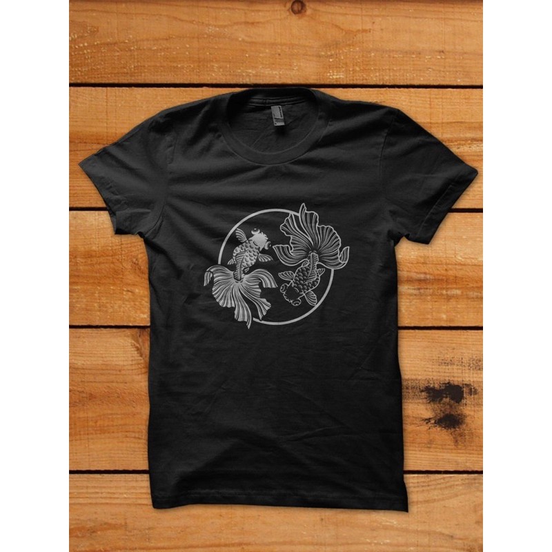 baju kaos ikan mas koki