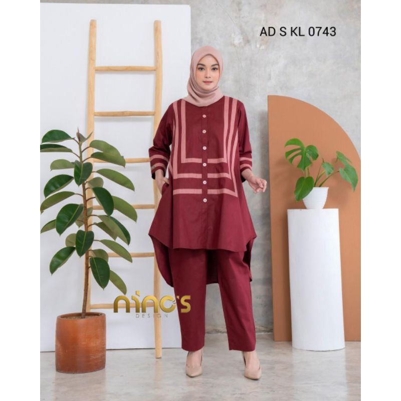 Ready setelan 743 ori by ninos design