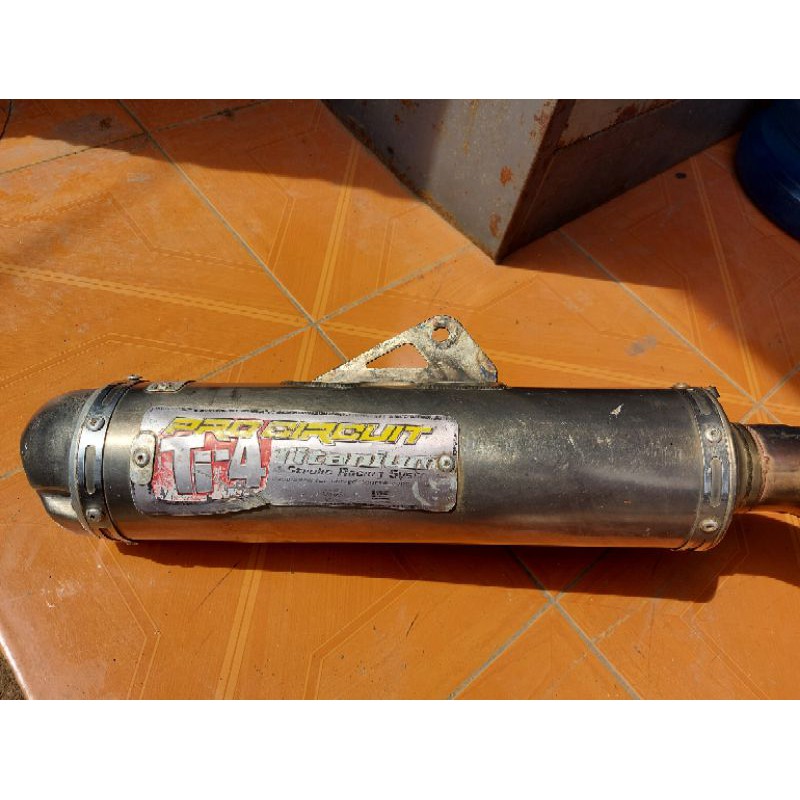 knalpot pro circuit titanium original kx250f