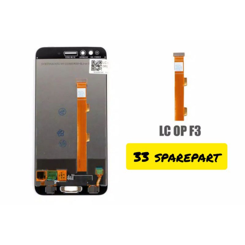 Lcd fullset / lcd touchscreen Oppo f3 original