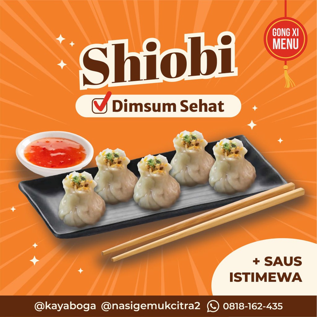 

SHIOBI DIMSUM CEMILAN SEHAT HALAL