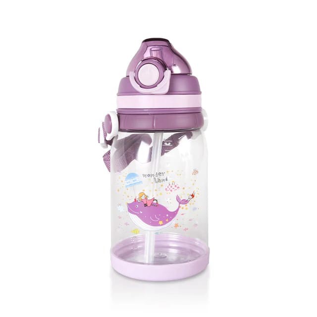 BOTOL MINUM KARAKTER BINATANG LAUT.( 2667 ) UK.550 PLUS TALI PANJANG