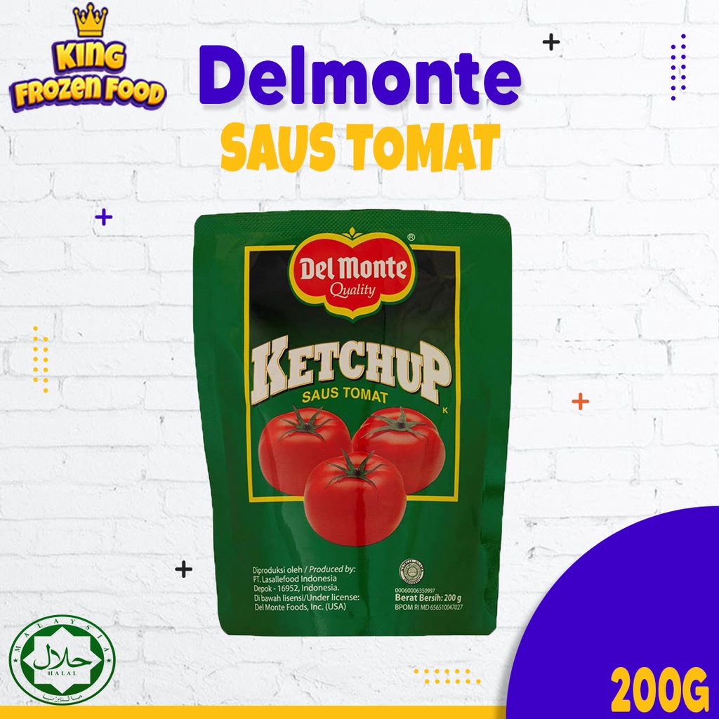 Delmonte Pouch Saus Tomat 200G