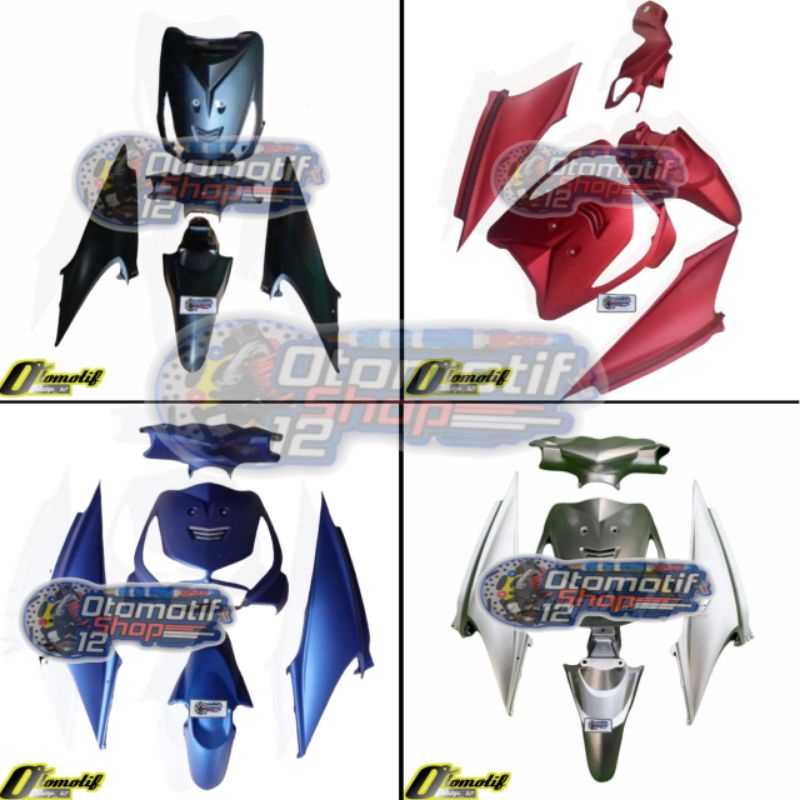 Cover Body Full Halus Beat Karbu Merah Doff - Hitam Doff - Biru Doff