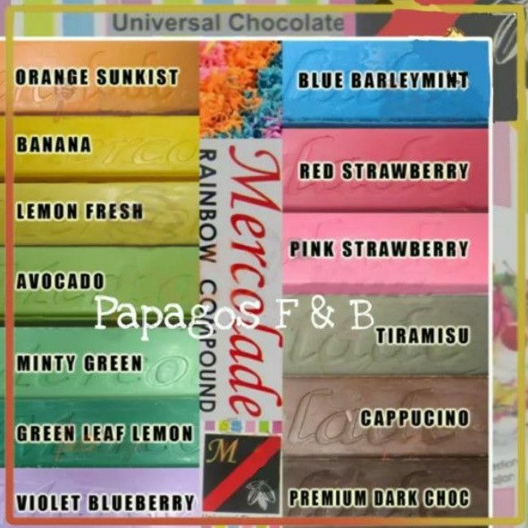 

Mercolade Marcolade / Coklat Batang Warna Warni repck 180 gr / gram