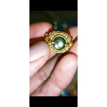 batu permata black saphire star 12