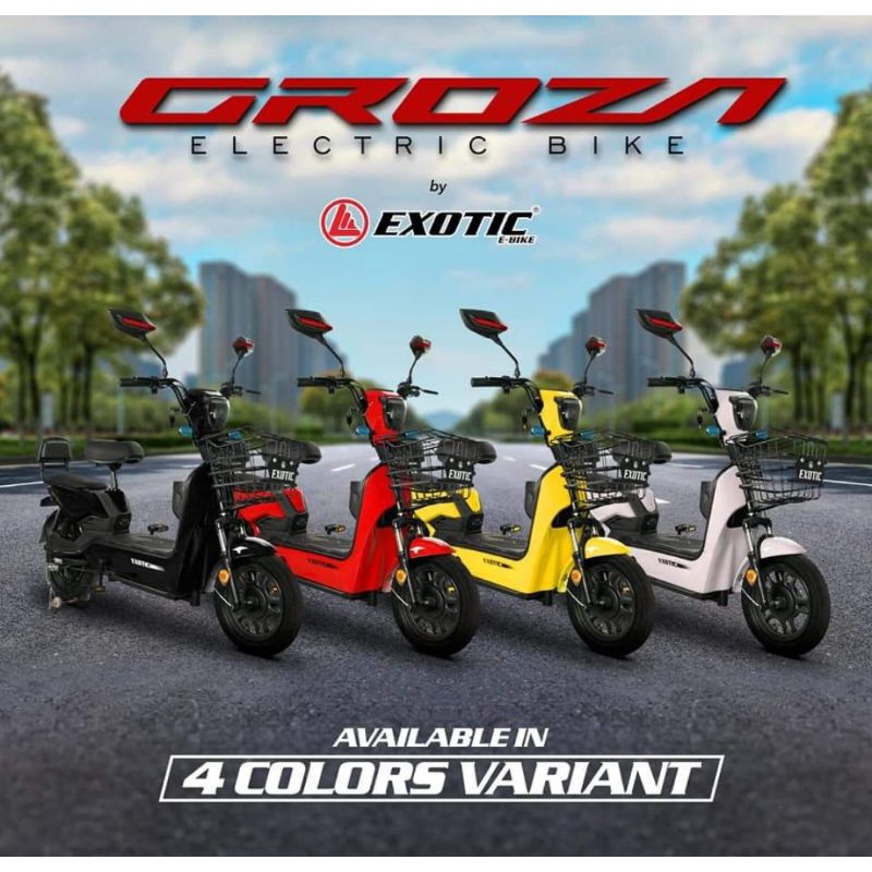 Sepeda Motor Listrik Dewasa Exotic Groza Dengan Banyak Keunggulan / Electric Bike Exotic Groza Murah