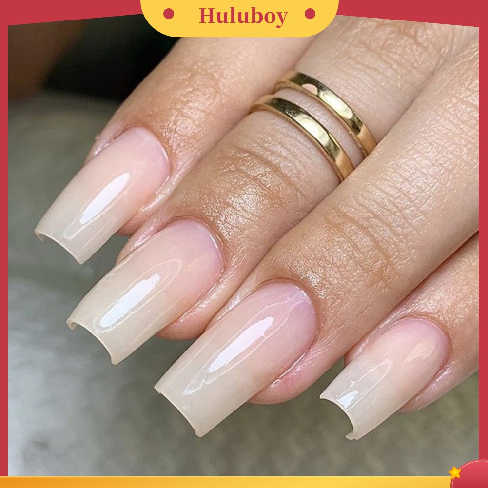 Huluboy Huluboy♡ 50pcs Kuku Extension Fiberglass Akrilik Untuk Manicure