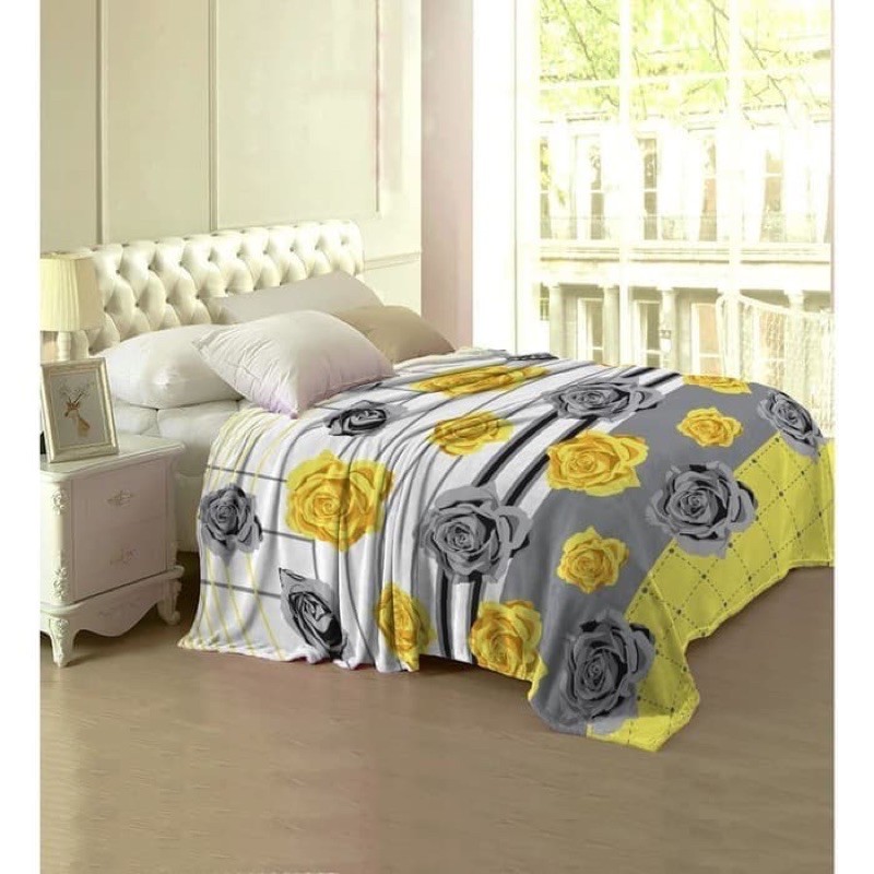 Selimut Lady Rose Terlaris bulu halus uk. 160x200 motif minimalis Stacko Glory Aquatic Roman Celine-Tessa