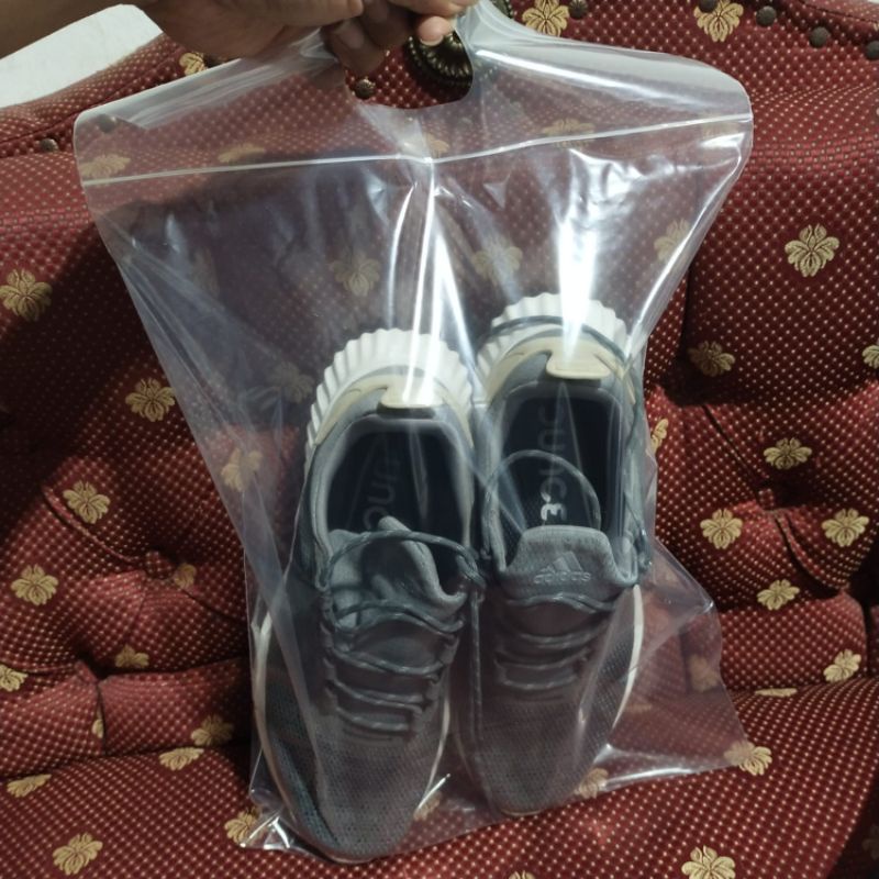 Plastik sepatu/ Plastik zip sepatu/Plastik zip baju