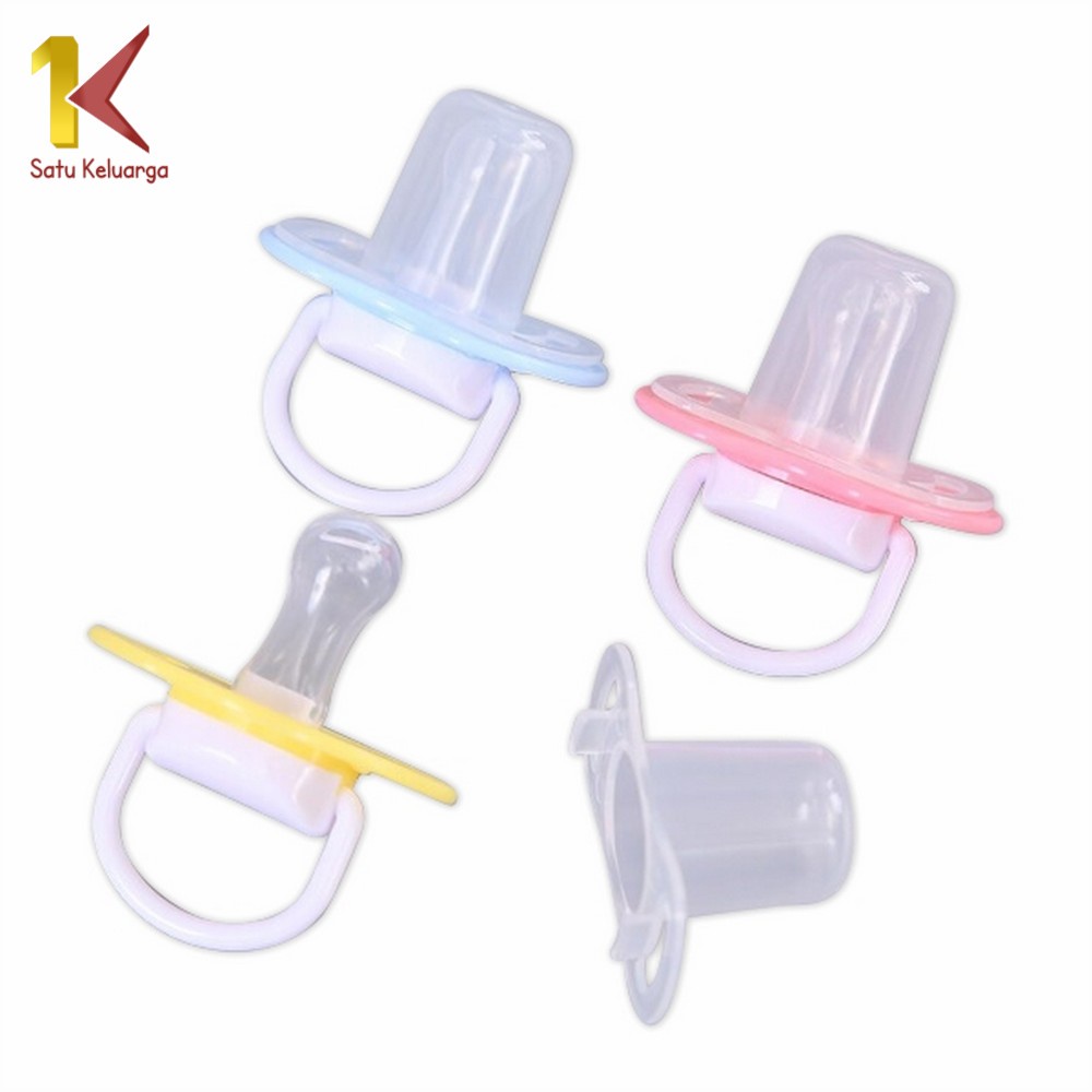 Satu Keluarga Empeng Bayi C46 Dot Bayi Bulat dan Datar Food Grade Kompeng Baby Pacifier / Soother-6