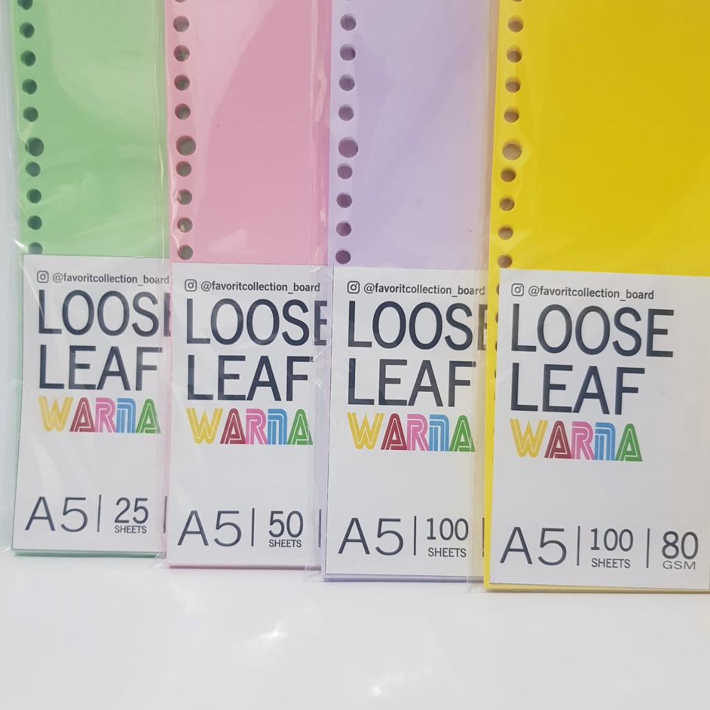 

LOOSE LEAF WARNA